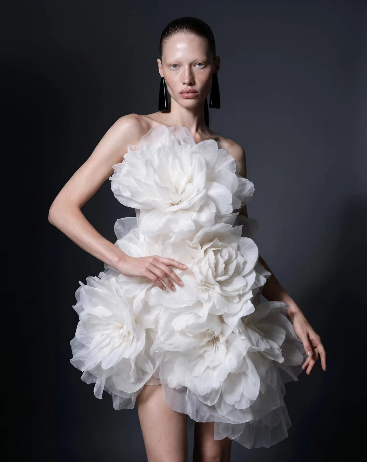 White Peony & Scarlet Mist — Couture Editorial — 5
