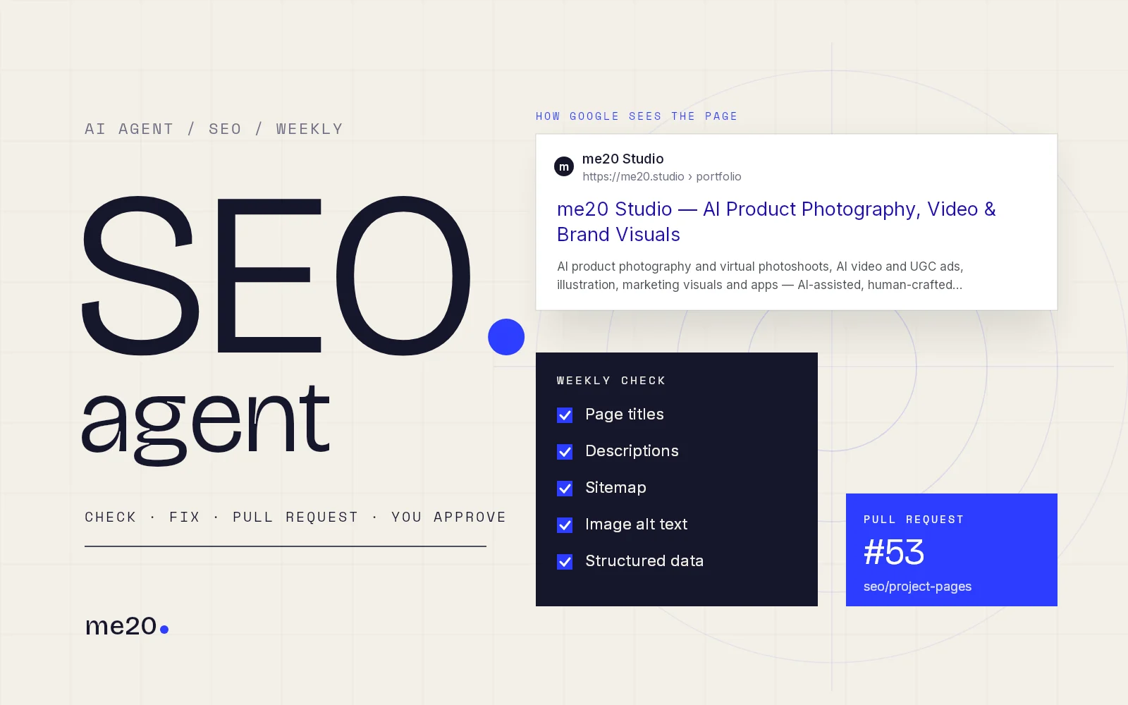 SEO Agent — me20.studio