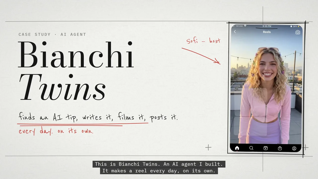 Bianchi Twins — Reels AI Agent — 1